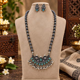 Monalisa Long Necklace with Javmani