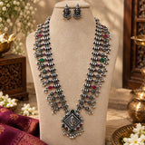 Oxidised Mahalaxmi Rice Beads Saaj