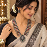 Oxidised Mahalaxmi Rice Beads Saaj