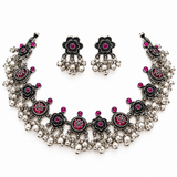 Heritage Tone Oxidised Necklace