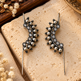 Milet Beads Oxidised Earcuffs