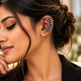 Oxidised Motif Earcuffs