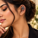 Oxidised Mogara Earcuffs
