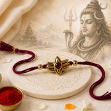 Mahadev Gold Antique Rakhi