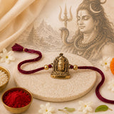 Mahadev Gold Antique Rakhi