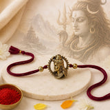 Shiv Gold Antique Rakhi