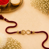 Infinity Gold Antique Rakhi