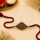 Tree of Life Gold Antique Rakhi