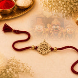 Jagannath Puri Gold Antique Rakhi
