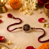 Heritage Gold Antique Rakhi