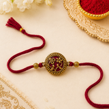 Heritage Gold Antique Rakhi