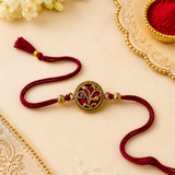 Heritage Gold Antique Rakhi