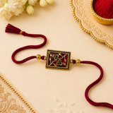 Heritage Gold Antique Rakhi