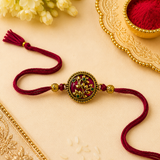 Heritage Gold Antique Rakhi