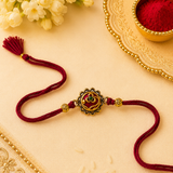 Heritage Gold Antique Rakhi