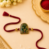Heritage Gold Antique Rakhi