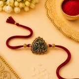 Heritage Gold Antique Rakhi