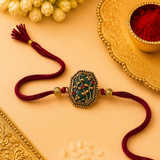 Heritage Gold Antique Rakhi