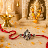 Lord Ganesha Oxidised Rakhi