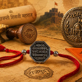 Rajmudra Oxidised Rakhi