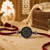 shree shivaji maharaj Oxidised Rakhi