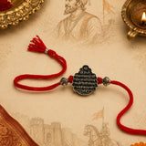 Shambhu Mudra Oxidised Rakhi