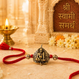 Shree Swami Samarth Oxidised Rakhi