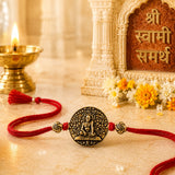 Shree Swami Samarth Oxidised Rakhi