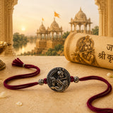 Krishna Oxidised Rakhi