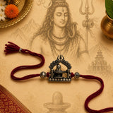 Mahadev Pindi Oxidised Rakhi