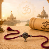 Rudraksha Oxidised Rakhi