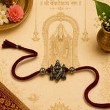 Tirupati Balaji Oxidised Rakhi