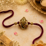 Golden Ganesha Rakhi