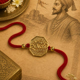 Dharmaveer Chhatrapati Sambhaji Maharaj Golden Rakhi