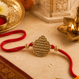Shambhu Mudra Golden Rakhi