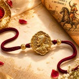 Shambhu Mudra Golden Rakhi