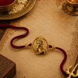 Shambhu Mahadev Golden Rakhi