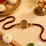 Shiva Hand Golden Rakhi