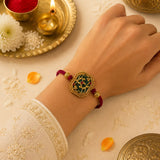 Heritage Golden Rakhi