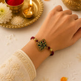 Heritage Golden Rakhi