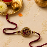 Heritage Golden Rakhi