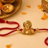 Shree Balumama Golden Rakhi