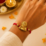 Shree Balumama Golden Rakhi