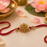 Lotus Golden Rakhi