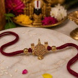 Tirupati Balaji Golden Rakhi