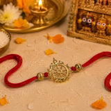 Jagannath Puri Devotional Symbol Golden Rakhi